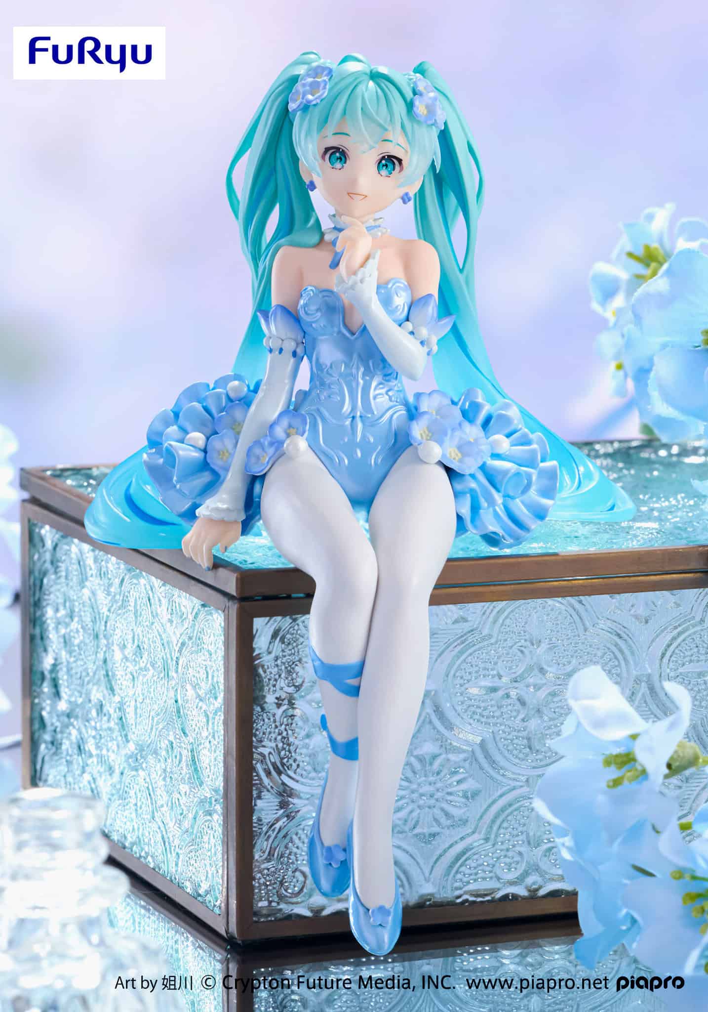 FuRyu - Hatsune Miku Flower Fairy Nemophila Pail Blue Color Ver