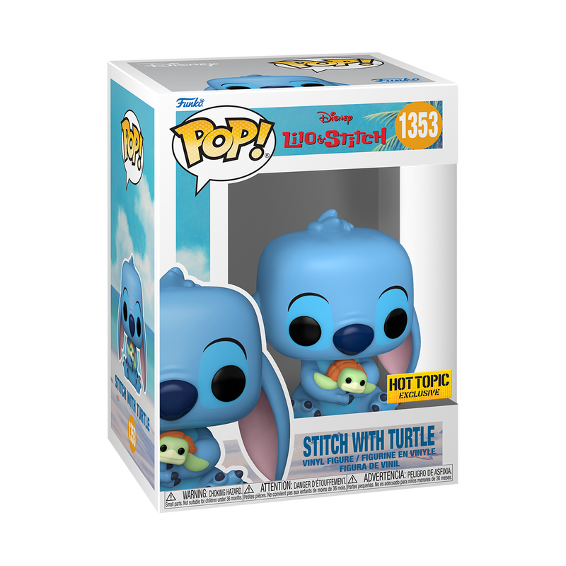 Funko POP! Disney: Lilo & Stitch - Stitch with Turtle #1353