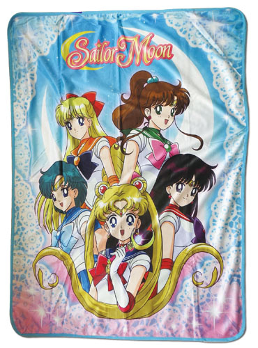 Sailor Moon Sailor Moon Group 2 Sublimation Throw Blanket 46in