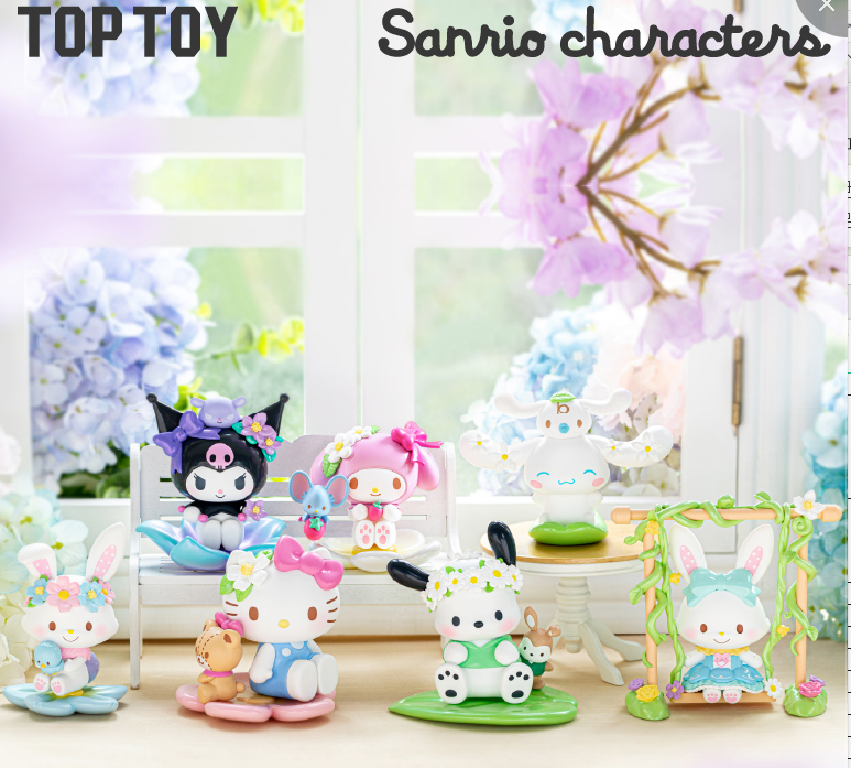 Top Toy Sanrio Characters Spring Flower Series Blind Box | eBay
