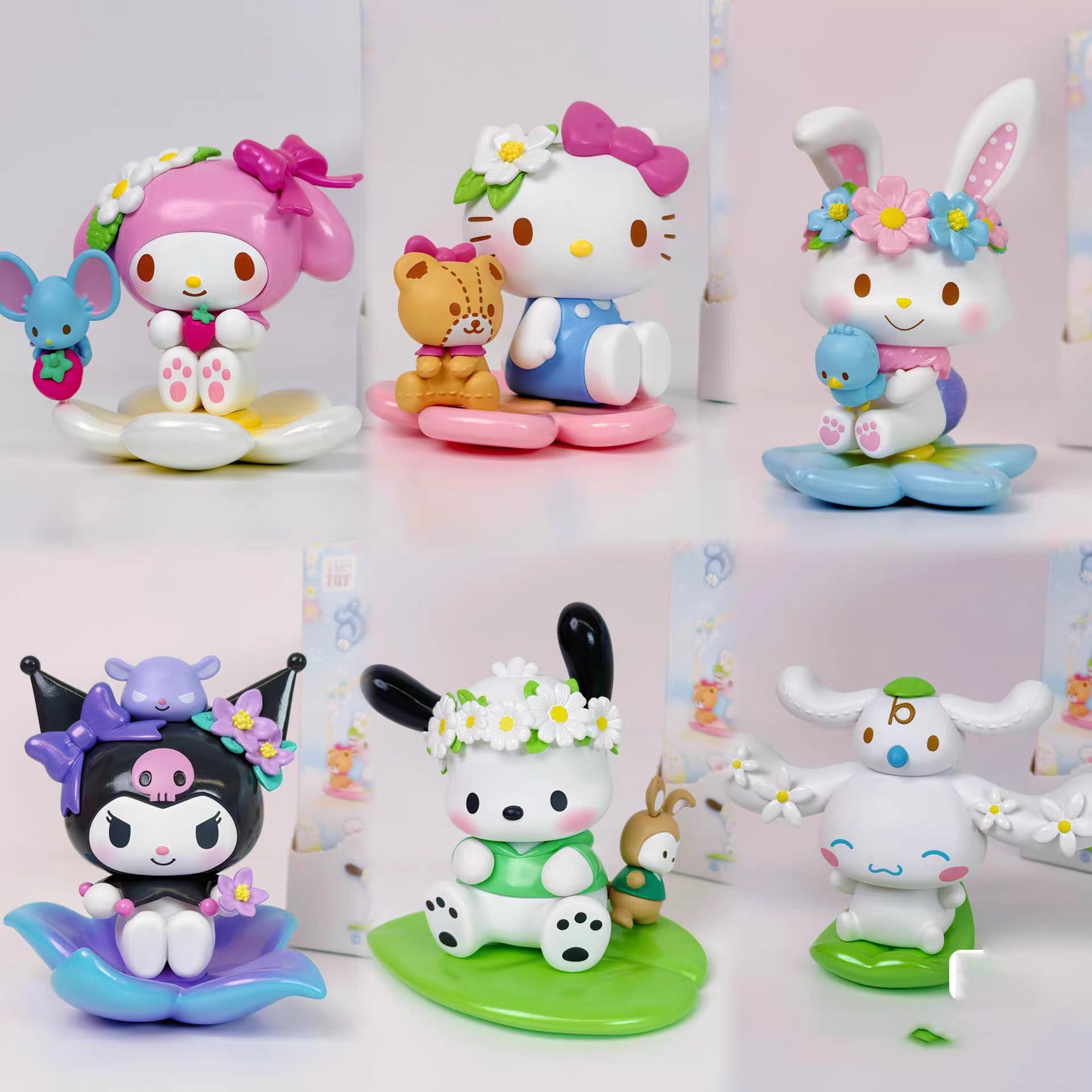 コミック・アニメ SANRIO Prize Figure Bulk Lot 20pcs Japan Top Toy Sanrio Characters Spring Flower Series Blind Box | eBay