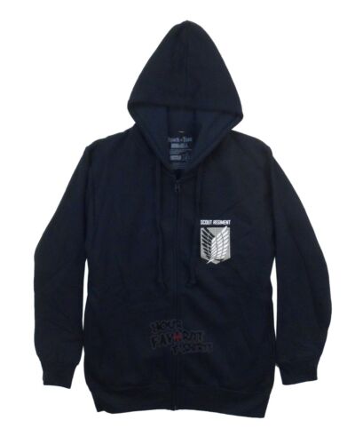 Attack On Titan Survey Corps Symbol Anime Junior Zip Up Hoodie