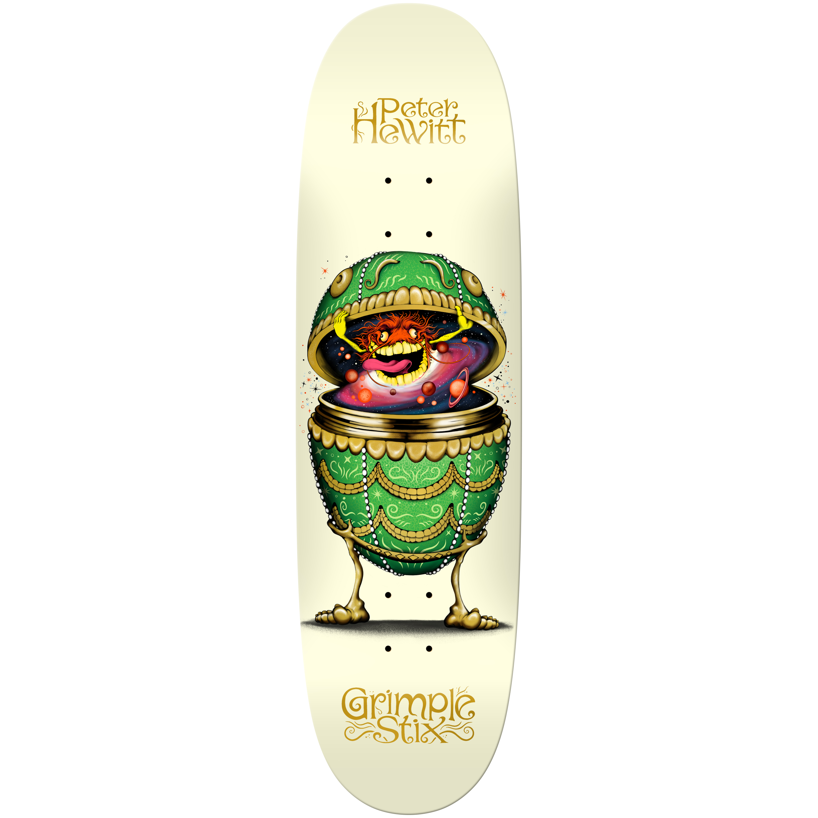 Anti Hero Skateboard Deck Hewitt Grimplstix Fab Egg 8.75