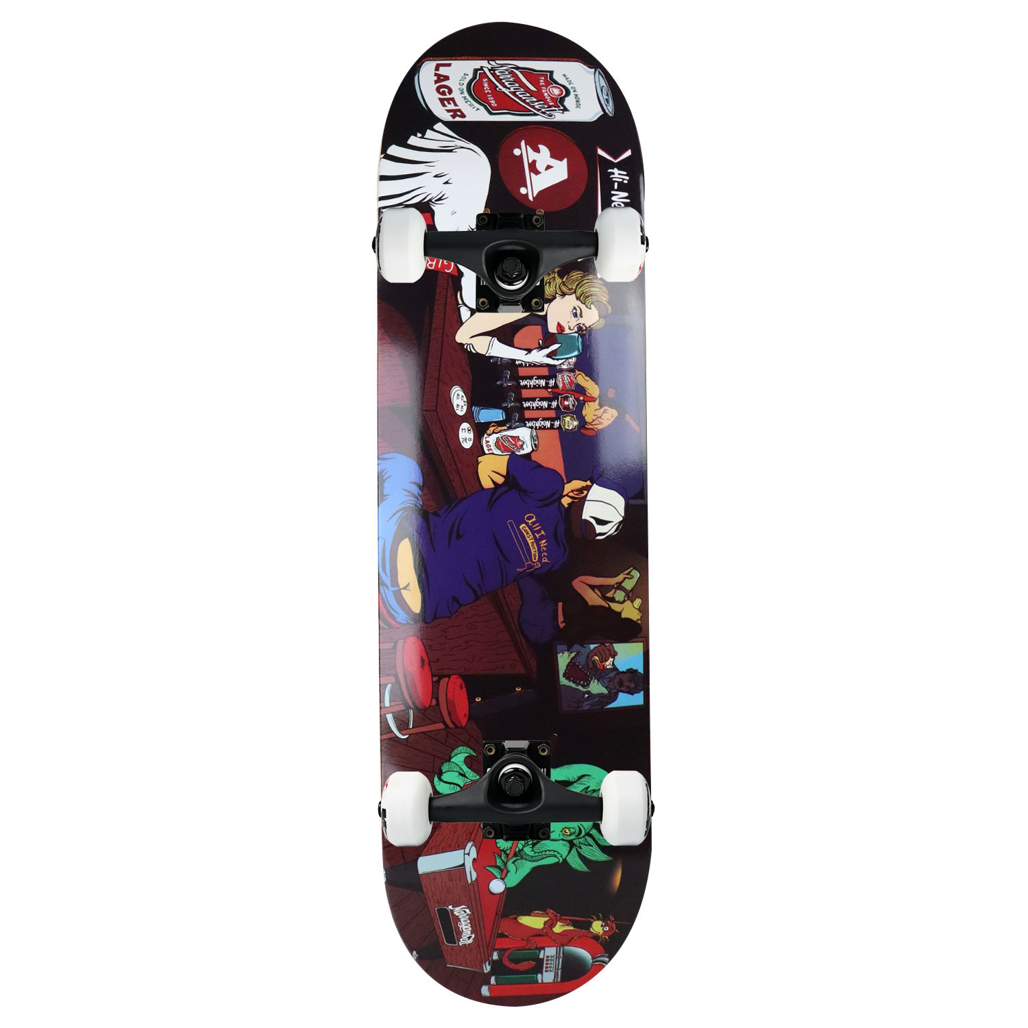 All I Need Skateboard Assembly Narragansett Dive Bar 8.3″ Complete