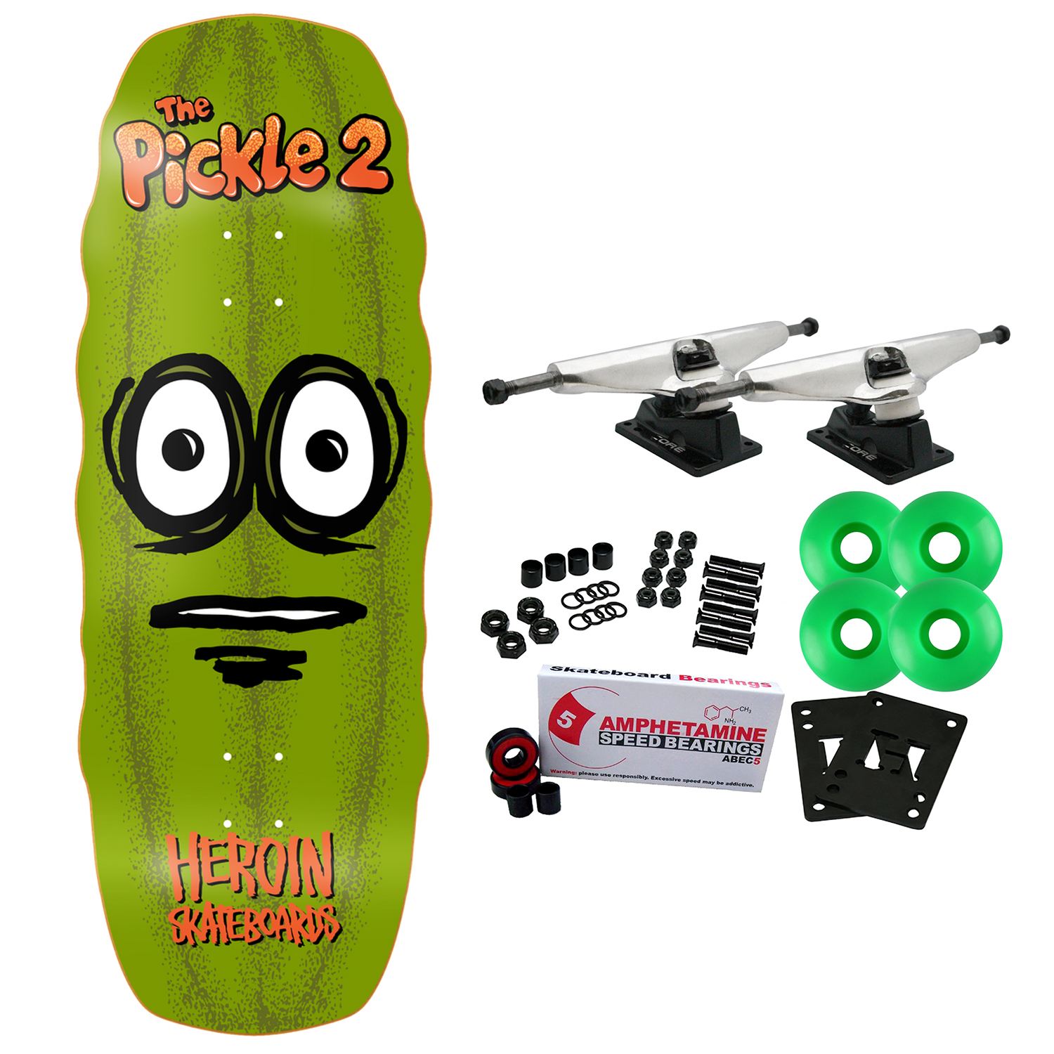 Heroin Skateboard Complete The Pickle 2 11.125