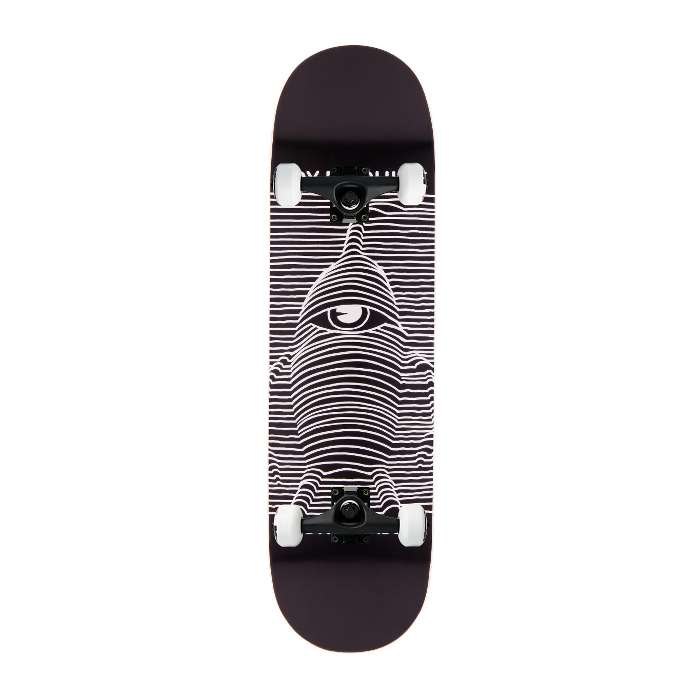 Toy Machine Skateboard Assembly Toy Division Black 8.0&Prime; x 31.75&Prime; Complete