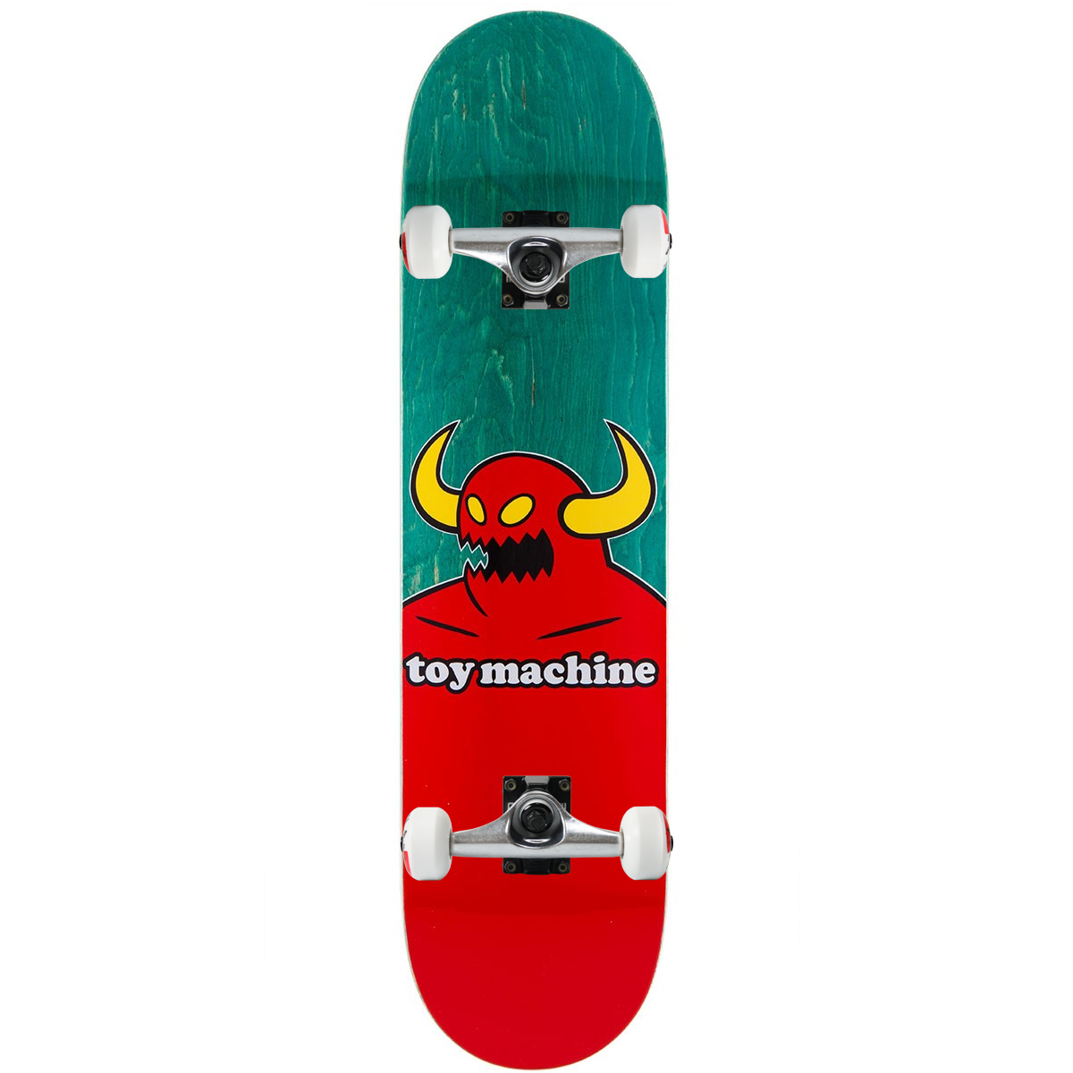 TOY MACHINE Complete Pro Skateboard MONSTER (assorted) 8.0" Raw Trucks ASSEMBLED