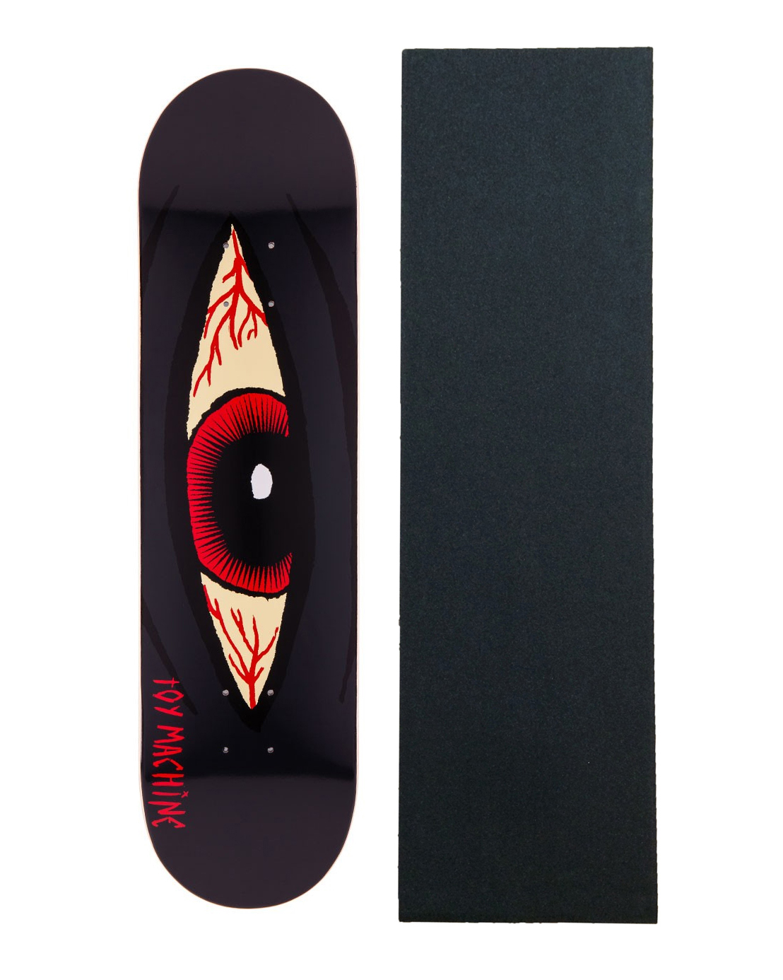 Deck Bloodshot Black 8.125" With Jesssup Grip