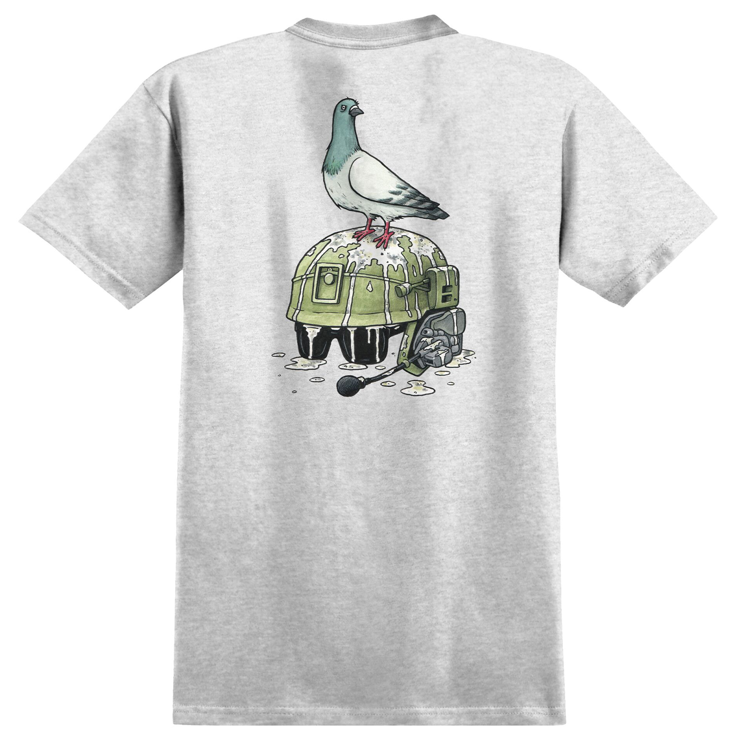 Anti Hero Skateboards Shirt Liberdad Ash Grey | eBay