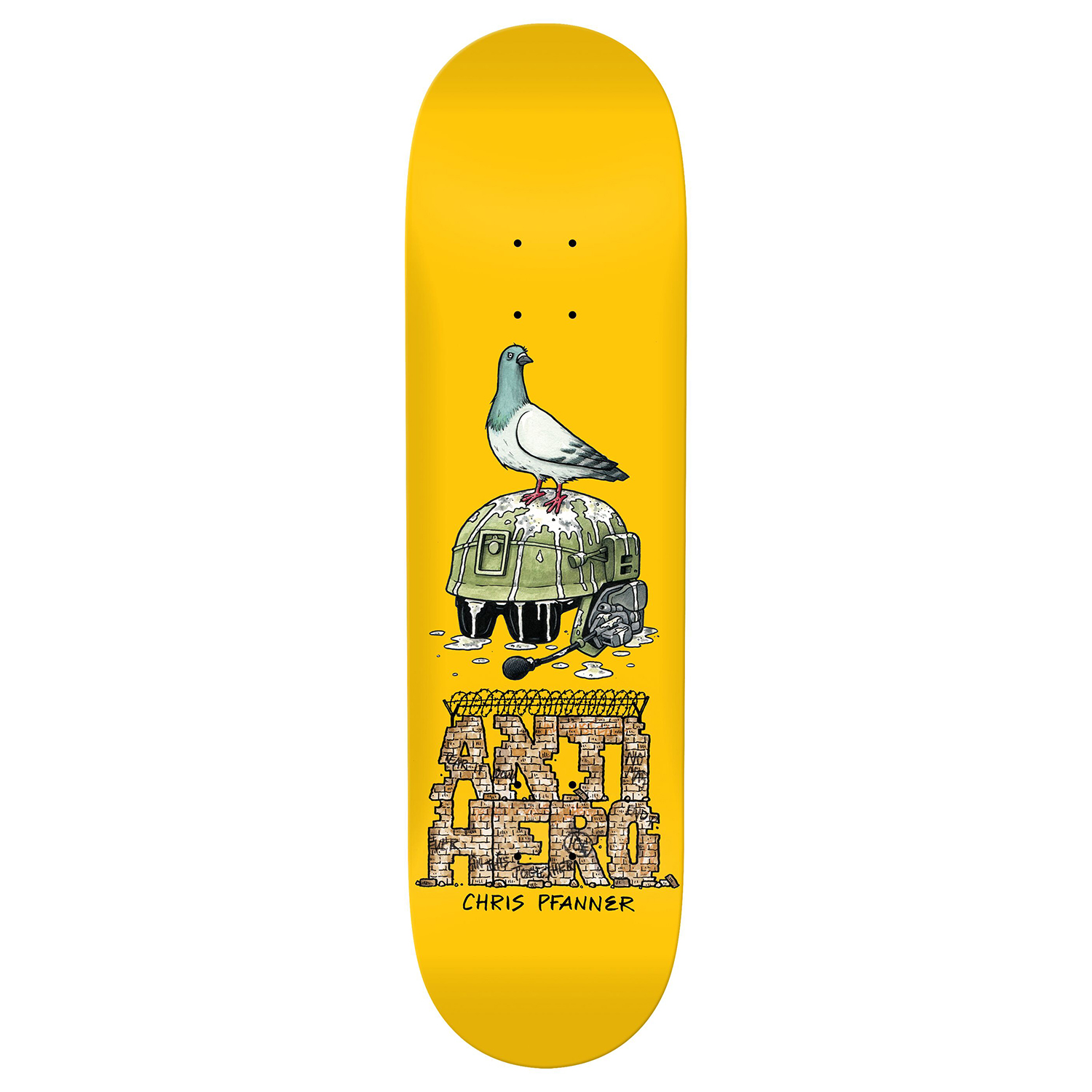 Anti Hero Skateboard Deck Chris Pfanner Liberdad 8.25
