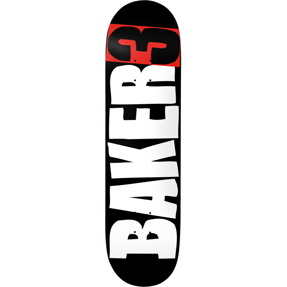 BAKER スケートボード ブラック ホワイト Baker Skateboard Deck Baker 3 8.25