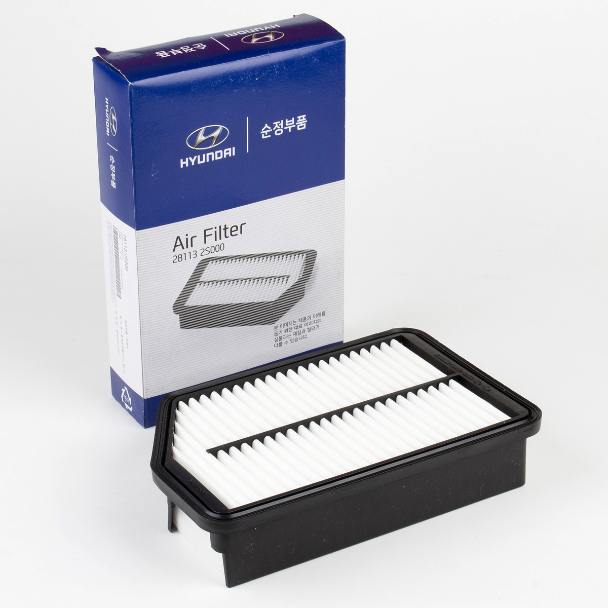 Hyundai Kia (Mobis) Genuine OEM Hyundai Kia Sportage Air Filter 28113 ...