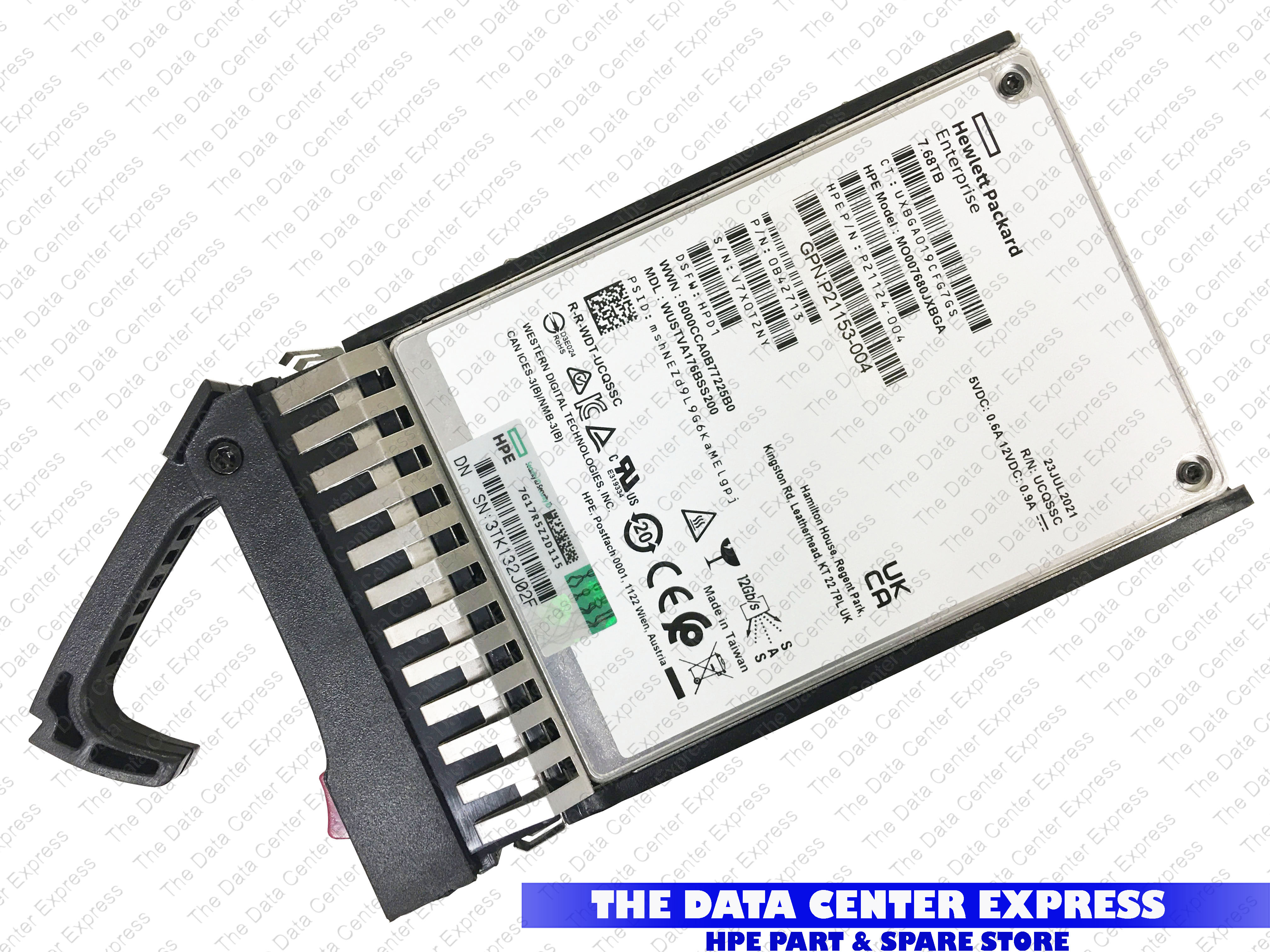 HP 7.68TB SAS 12G RI SFF MSA 2.5 SSD S0F31A P59818-001 SUB