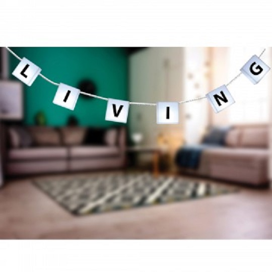 String Letter Lights - Light up Letters Garland