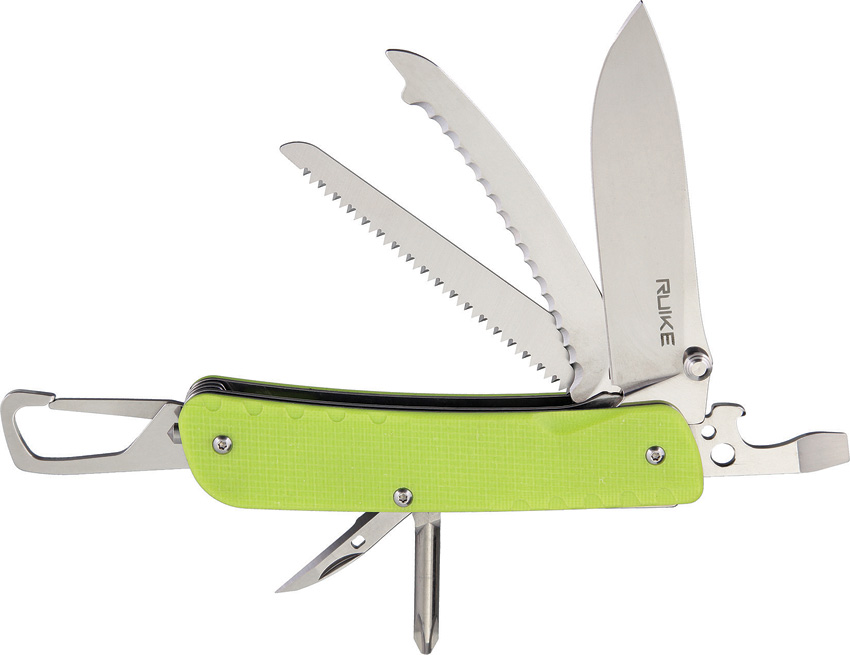 Ruike LD43 Trekker Green G10 Handle Screwdriver Multi-purpose