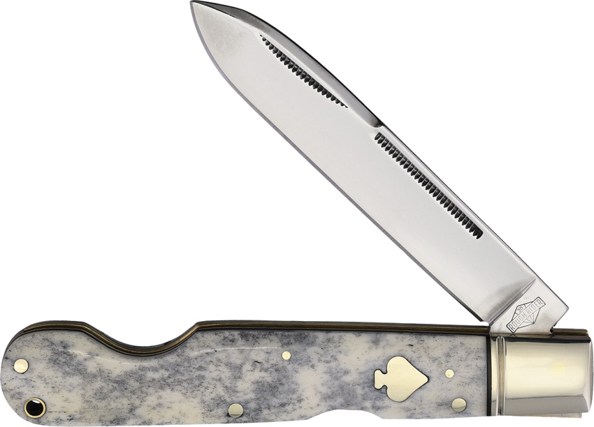 Rough Ryder Easy Open Swing Appaloosa Smooth Folding Stainless