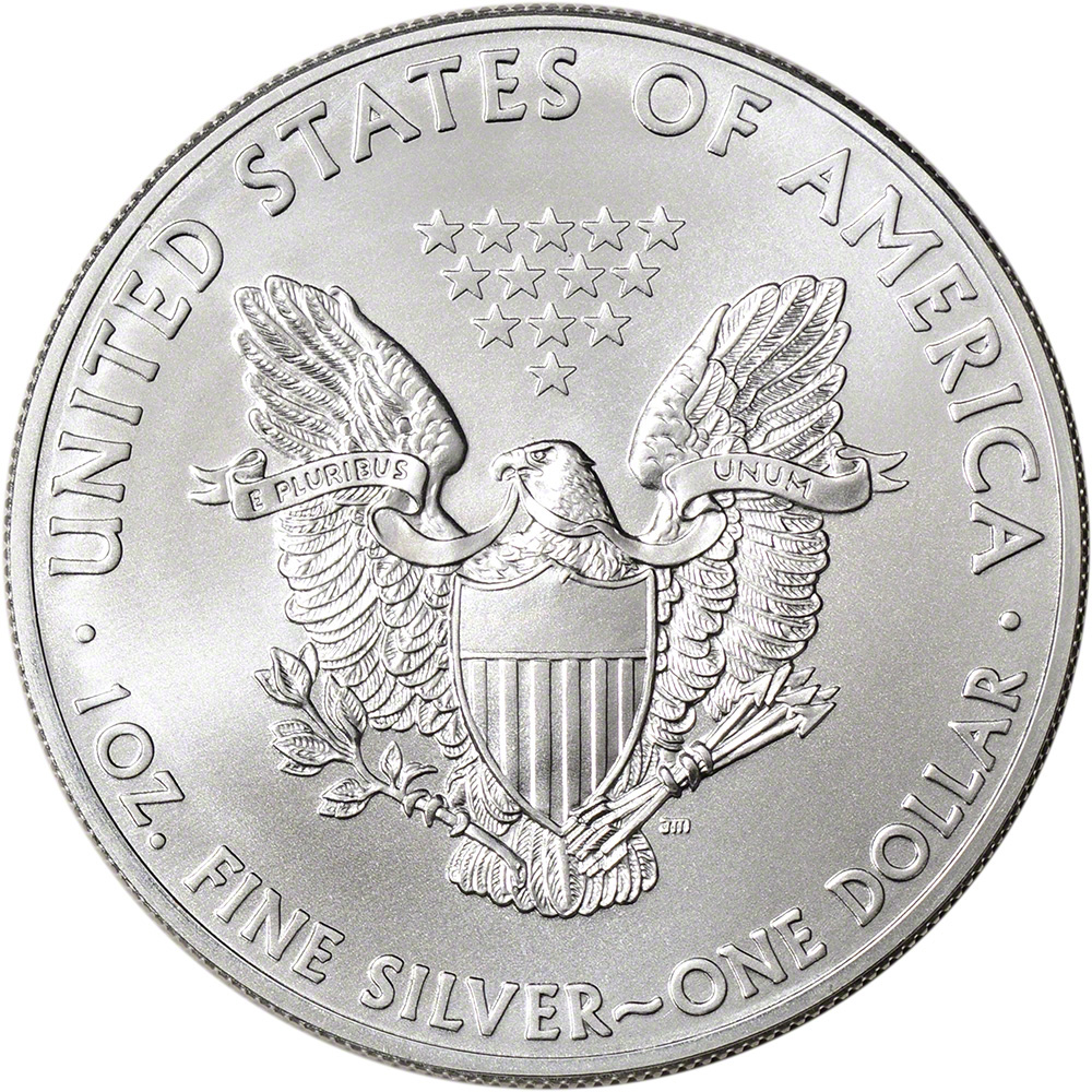 2015 American Silver Eagle (1 oz) $1 - 1 Roll - Twenty 20 BU Coins in ...