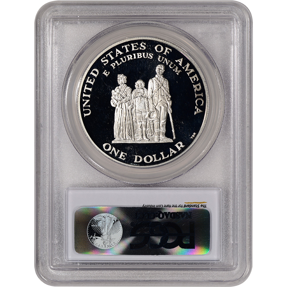 1998 s US Black Revolutionary War Patriots Commem Proof Silver $1 PCGS