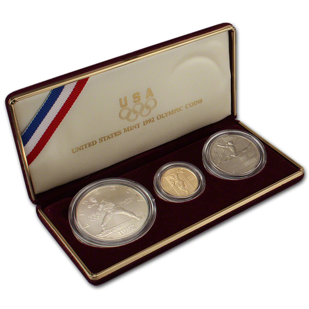 1992 US Olympic 3-Coin Commemorative BU Set | eBay