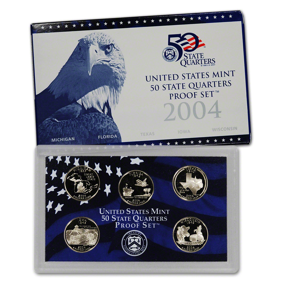 2004-S US Mint Quarters Proof Set | eBay