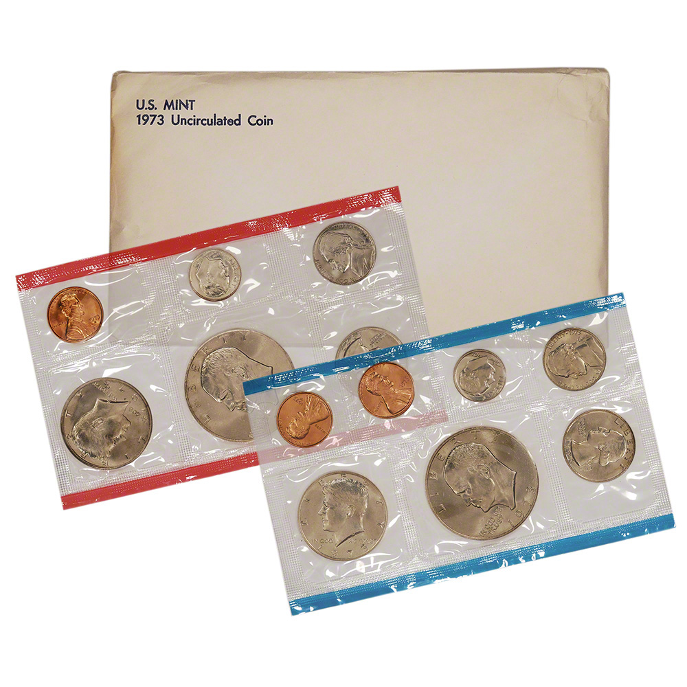 1973 united states mint uncirculated coin set