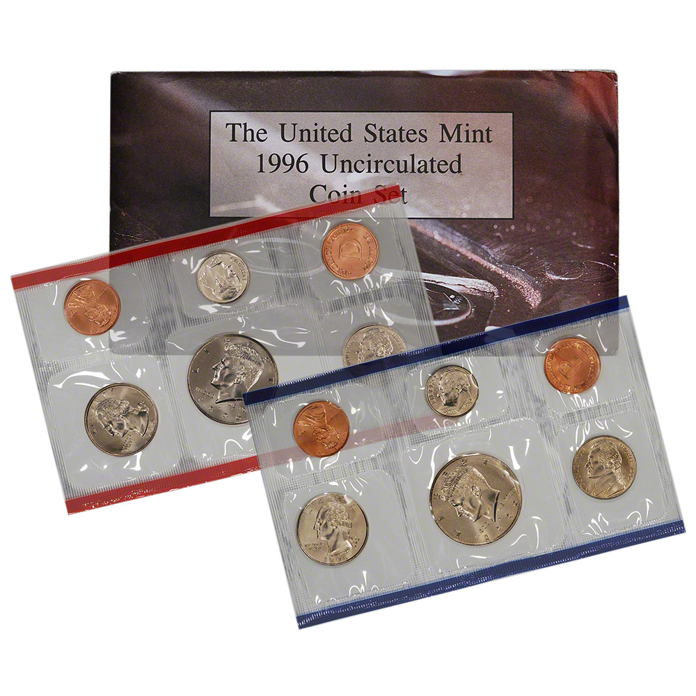 1996 United States Mint Uncirculated Coin Set (U96) | eBay