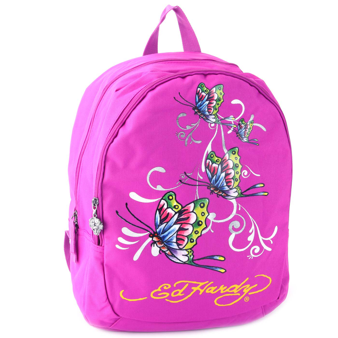 Ed Hardy Misha Butterfly Glitter Backpack - Violet Purple | eBay