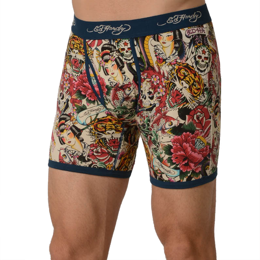 Ed Hardy Ink Men's Tattoo Collage Premium Boxer Brief | eBay